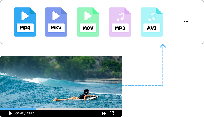 Support multiple formats