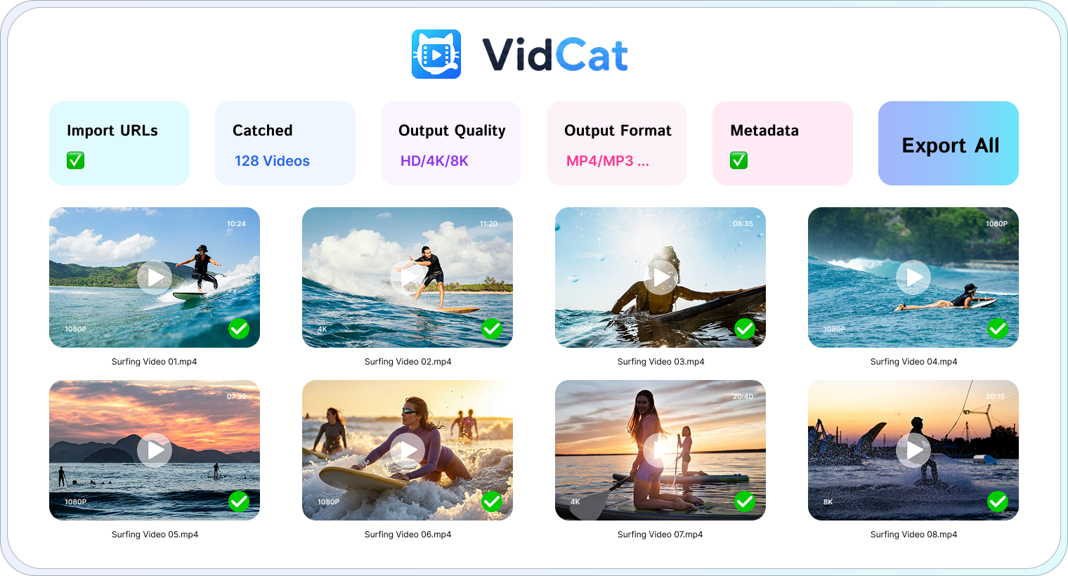 VidCat 배너