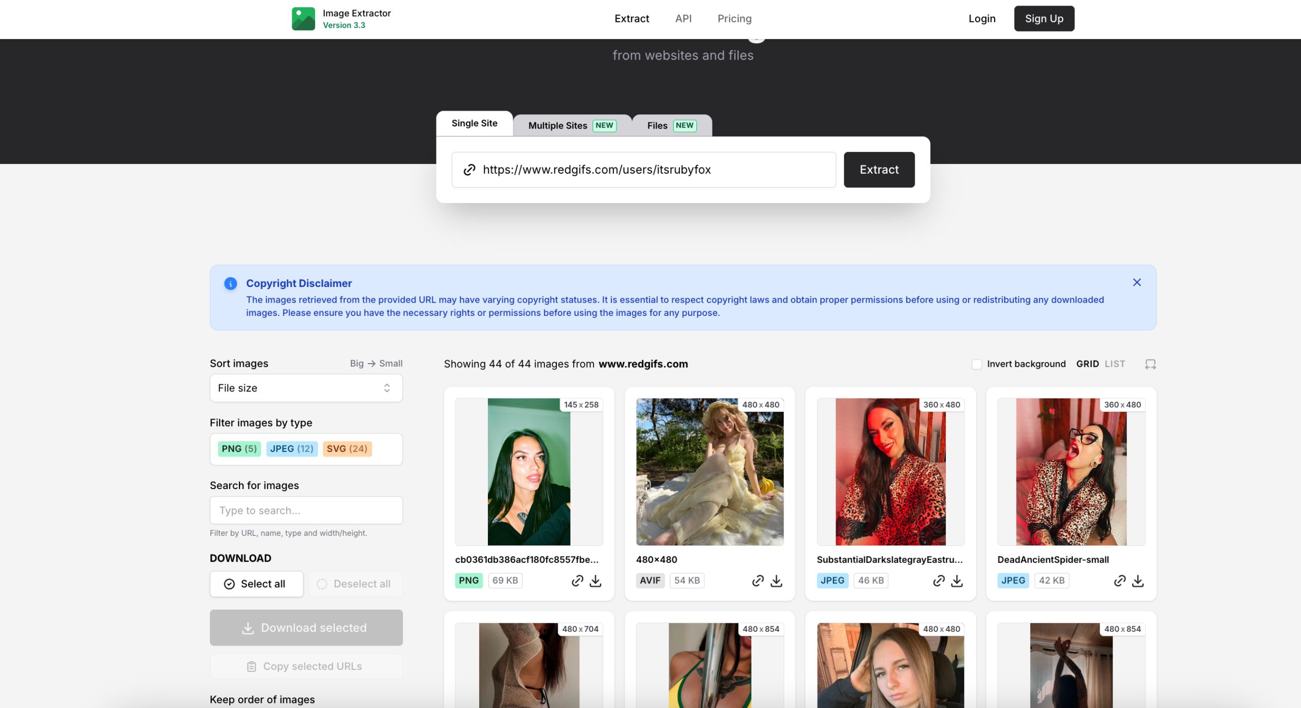 download redgifs images with online downloader