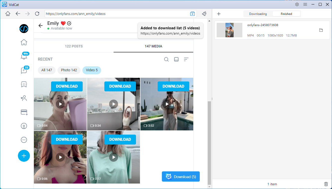 vidcat bulk download onlyfans videos